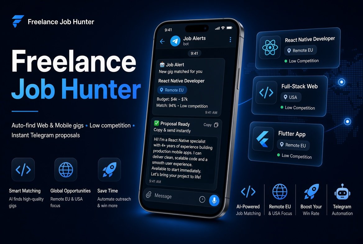 Freelance Job Hunter - AI job matching bot