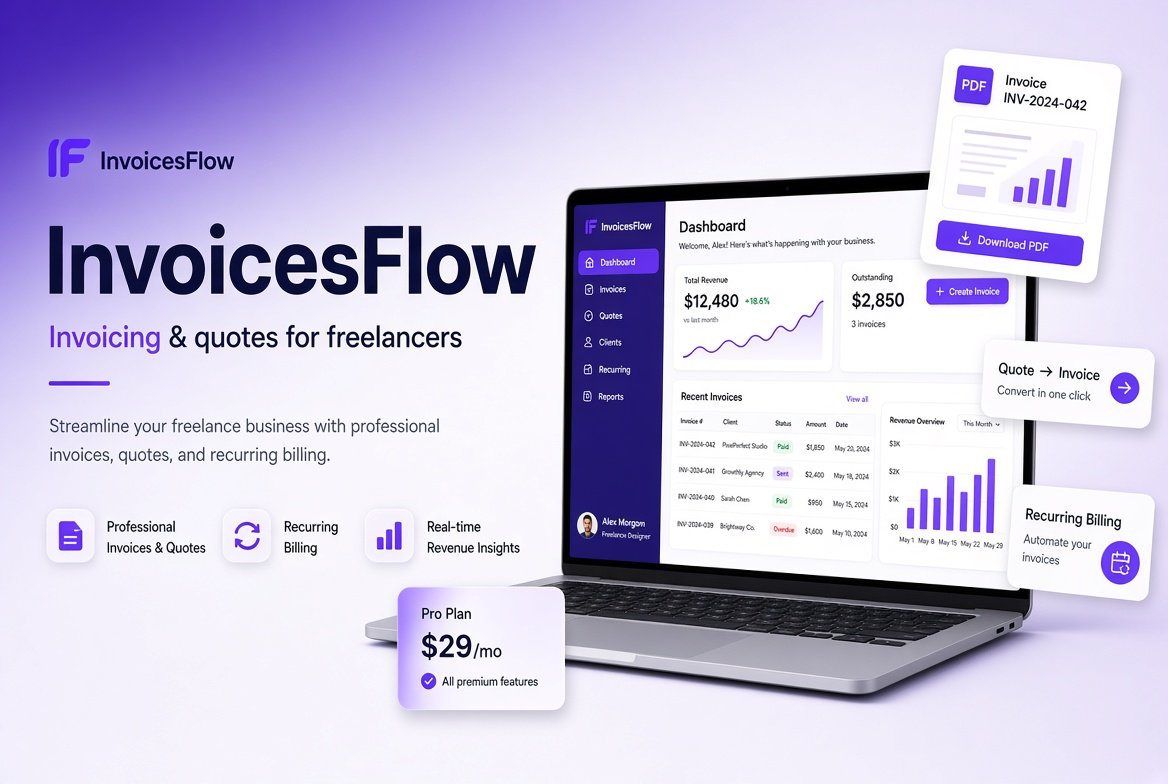InvoicesFlow - Invoicing for freelancers